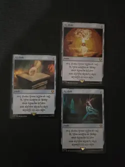 sol ring man, Dwarven, and elven. ask three are MINT. Will not split - Image 1