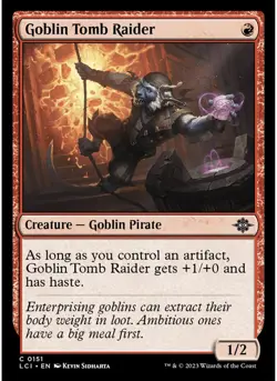 Goblin Tomb Raider 151 MTG NM - The Lost Caverns of Ixalan - Image 1