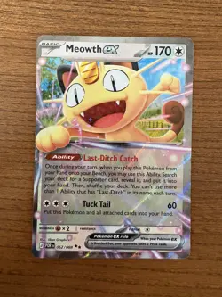 Pokemon Cards Meowth EX 062/088 Perfect Order - Image 1