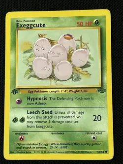 Pokemon Exeggcute 52/64 1st Edition Jungle Regular *NM* - Image 1