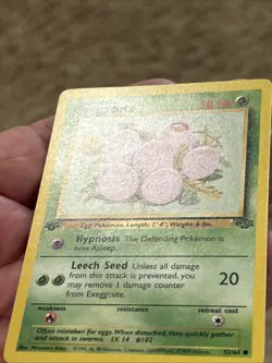 Pokemon Exeggcute 52/64 1st Edition Jungle Regular *NM* - Image 2