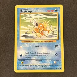 Pokemon Magikarp 35/102 Base Set (Never Played) *Near Munt* - Image 1