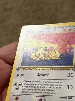 Pokemon Persian 42/64 (1st Edition) Jungle (Never Played) *Near Mint* - Image 2
