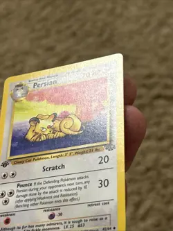 Pokemon Persian 42/64 (1st Edition) Jungle (Never Played) *Near Mint* - Image 4
