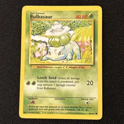 Pokemon Bulbasaur 44/102 Base Set (Never Played) *Near Mint* - Image 1