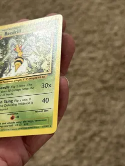 Pokemon Beedrill 17/102 Base Set (Never Played) *Near Mint) - Image 3