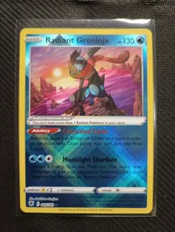 Pokemon TCG Radiant Greninja Sword & Shield Mfg-Astral Radiance 046/189 Holo... - Image 1