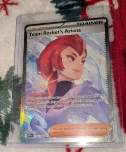 Pokemon TCG Team Rockets Ariana 237/182 Destined Rivals Special Illustration Art - Image 1