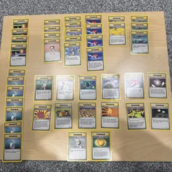 43 LOT Pokemon TCG Trainer Collection Vintage Base Set 1999 MP - Image 1
