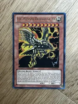 JUMP-EN045 The Winged Dragon Of Ra Ultra Rare Limited Edition NM Yugioh Card - Image 1