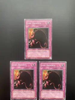 Yugioh Just Desserts SDJ-042 Unlimited Edition Common HP X3 - Image 1