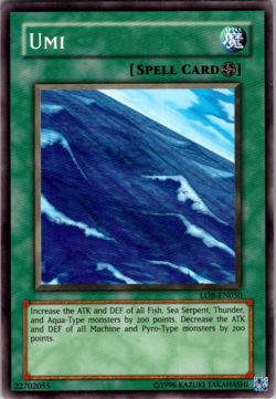 Umi - LOB-EN050 - NM - Common - Unlimited - Yugioh - 25th - Image 1