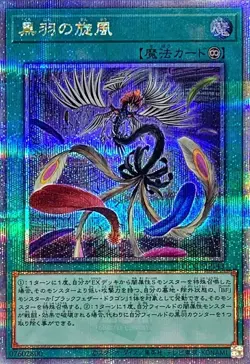 QCCP-JP143 - Black Feather Whirlwind 25th Secret/Yu-Gi-Oh! Side:Pride Japanese - Image 1