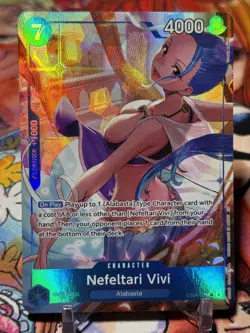 NEFELTARI VIVI - One Piece EB04-025 - AA Alt Art Super Rare SR - The Azure Sea's - Image 1