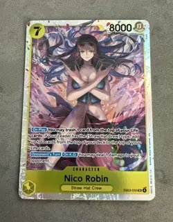 Nico Robin (055) EB03-055 One Piece Heroines Edition TCG SR Foil NM - Image 1