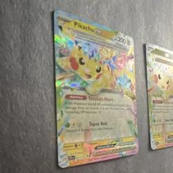 Pokemon TCG Basic Holo Card Lot - Pikachu EX 057/191, 2 Cards, English - Image 2