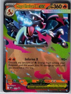 Mega Charizard X ex - 029 ME: Mega Evolution Promo - Pokemon Card - NM - Image 1
