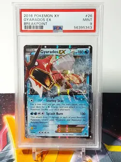 2016 Pokemon XY Breakpoint PSA 9 Gyarados EX - Image 1