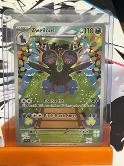 Pokemon Card Zweilous 147/086 White Flare Illustration Rare Near Mint - Image 1