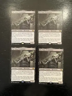 Rat King, Verminister X4X NM/M Teenage Mutant Ninja Turtles TMT Magic MTG - Image 1