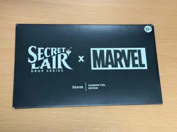 MTG Secret Lair x Marvel Storm Rainbow Foil Edition - Sealed - Image 1
