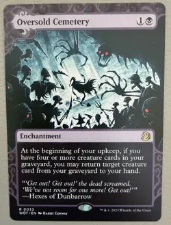 Oversold Cemetery - Wilds of Eldraine: Enchanting Tales - 33 NM pack fresh - Image 1