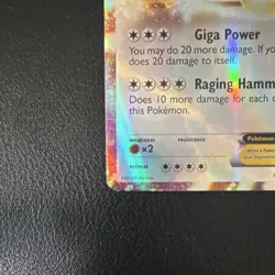 Pokemon TCG Next Destinies Regigigas EX Holo 82/99 - Image 5