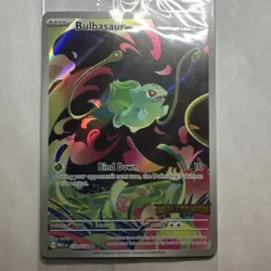 Pokemon Bulbasaur Illustration Rare Holo Stamped 133/132 Promo SEALED - Image 1