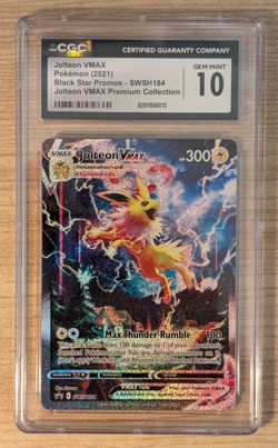 Pokemon - Jolteon VMAX SWSH184 | Jolteon Premium Collection | Black Star Promo - Image 1