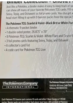Pokemon TCG Scarlet & Violet Black Bolt & White Flare Binder Poster Box - Image 5
