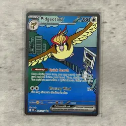 Pokemon TCG Pidgeot ex 225/197 Obsidian Flames Special Illustration NM - Image 1