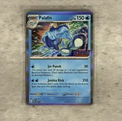 Pokemon TCG Obsidian Flames Palafin SVP 036 STAFF Stamped Prerelease - Image 1