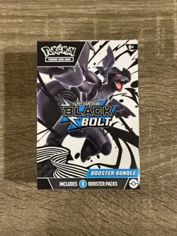 Pokemon TCG Scarlet & Violet Black Bolt Booster Bundle Brand New Sealed English - Image 1