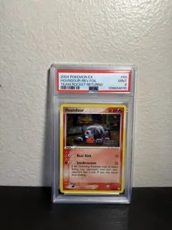 Pokemon 2004 Team Rocket Returns Houndoor Rev Foil #59 PSA 9 - Image 1