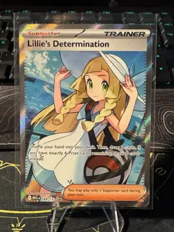 Lillie's Determination (Full Art) 169/132 Ultra Rare Pokemon Mega Evolution - Image 1