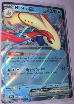 Pokemon Milotic ex 042/191 Surging Sparks Scarlet & Violet Double Rare - Image 1