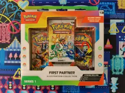 Pokemon TCG First Partner Illustration Collection Series 1 Box New Sealed - Image 1