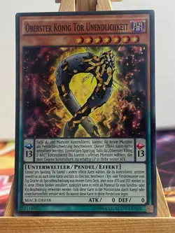 Oberster Konig Tor Unendlichkeit MACR-DE018 Super Rare Deutsch EX YUGIOH - Image 1