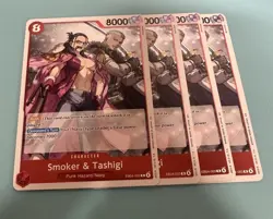 Smoker and Tashigi R EB04-003 EGGHEAD CRISIS ONE PIECE Card Game ENGLISH - Image 1