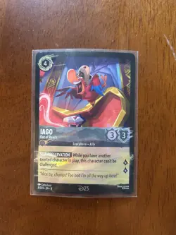Disney Lorcana TCG Iago-Out of Reach D23 Promo Storyborn Ally 8/D23 EN English - Image 1