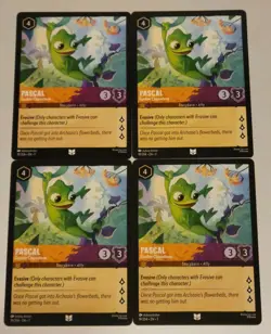 4x Disney Lorcana TCG - Archazia's Island: Pascal (019/204) - Uncommon - NM - Image 1