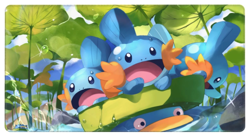 Mudkip - Board Game Pokemon Playmat Game Mousepad Play Mat of TCG 225746 - Image 1