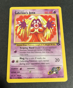 Pokemon Card Sabrina's Jynx Gym Challenge 57/132 Uncommon Free Shipping - Image 1