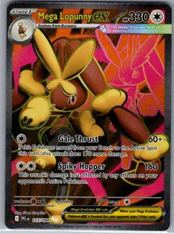Mega Lopunny ex 115/094 ME02: Phantasmal Flames - Pokemon Card - NM - Image 1