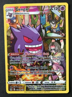 Gengar TG06/TG30 Lost Origin SWSH Trainer Gallery FULL ART HOLO Pokemon Card NM - Image 1