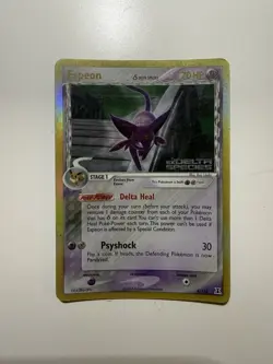 Espeon Delta Species 4/113 Holo Rare EX Delta Species 2005 Pokemon Card LP/MP - Image 1