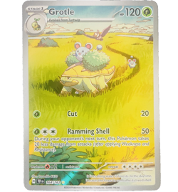 Pokemon Grotle 164/162 Temporal Forces Illustration Rare NM+ TCG Card 2024 - Image 1