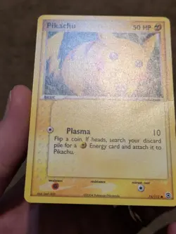 Pikachu Card 74/112 FireRed & LeafGreen, Regular Common, 2004 MP - Image 2