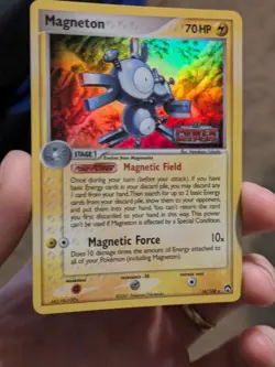 Pokemon Card Power Magneton 16/108 EX Power Keepers Reverse Holo STAMPED MP - Image 1
