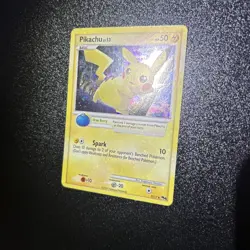 Pokemon Pikachu 9/17 Holo POP Series 6 Rare Full Holo Bleed And Holo Swirl Card - Image 5
